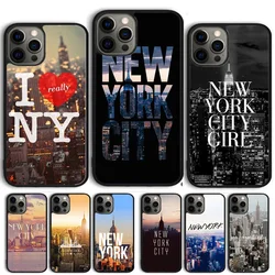 New York City Phone Case Cover For iPhone 17 Air 16 15 11 13 14 Pro Max 12 Plus Max Fundas