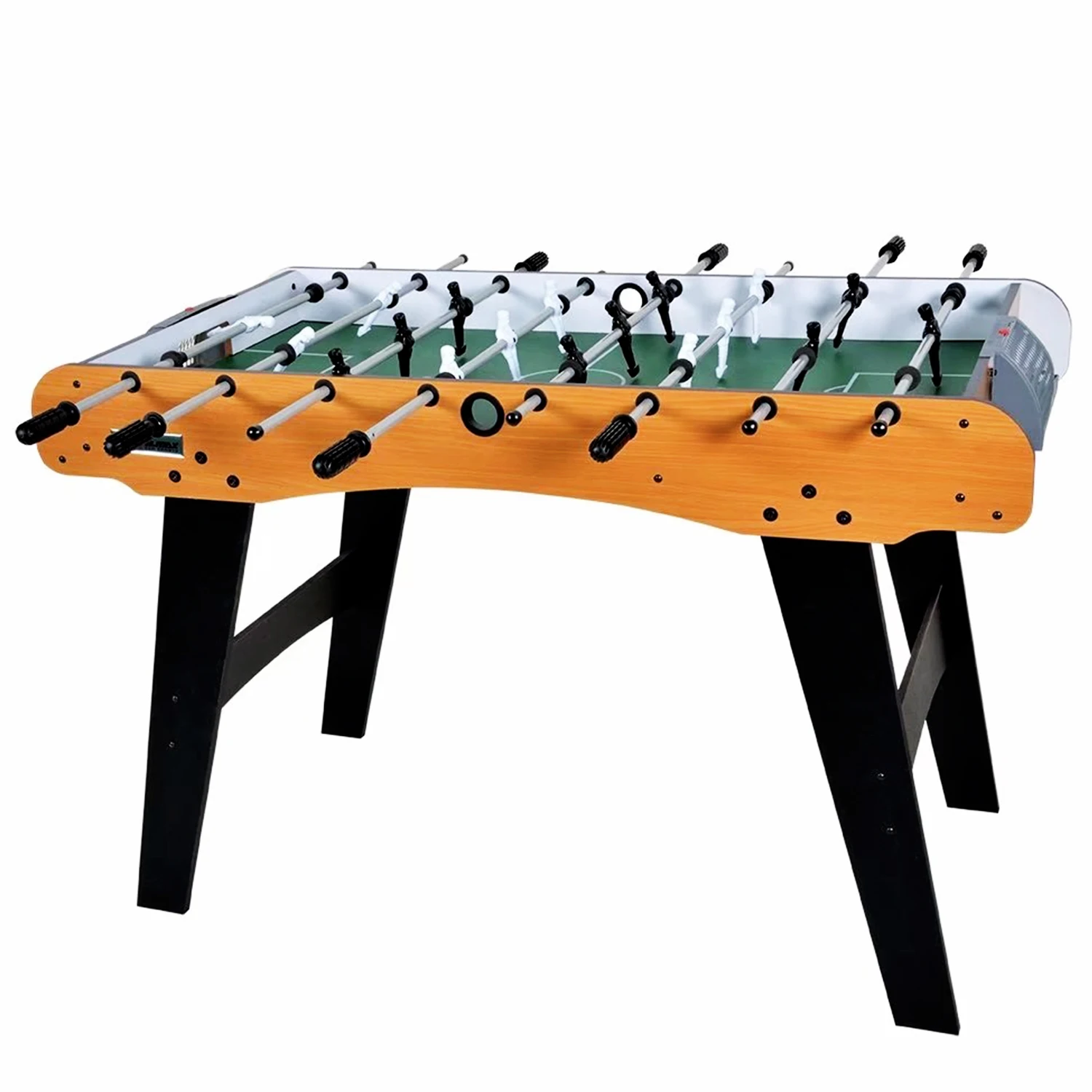 Win.max Wholesale Concise Style 4FT Free-Standing MDF Indoor Foosball Table Football Soccer Game with 2 Balls