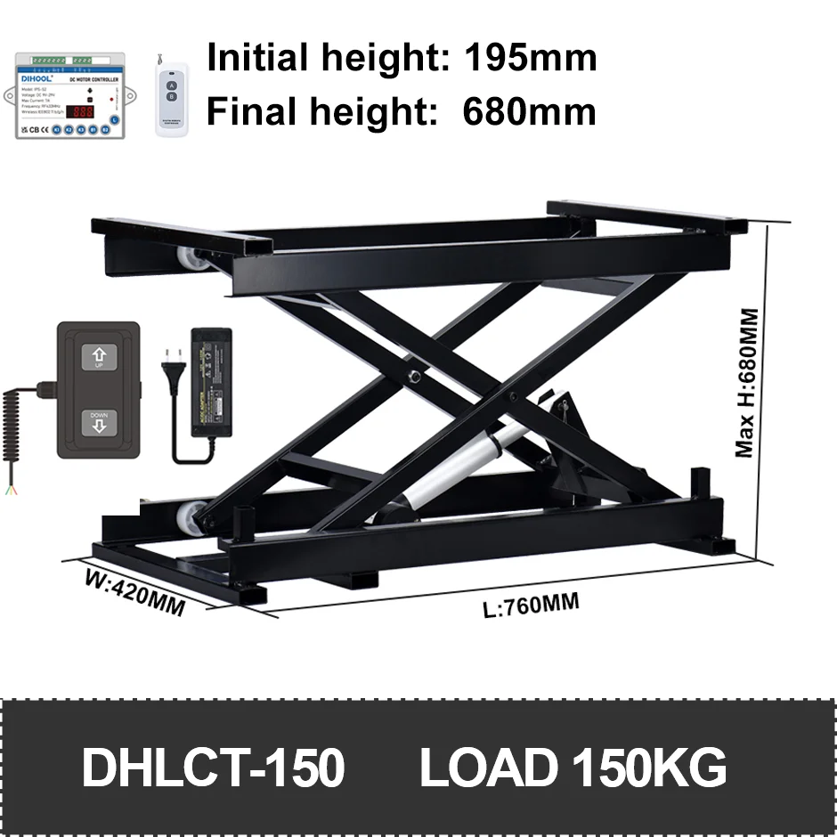 Electric Lift Table Stand Platform with Foot Switch 60 /120/150kg Load Tea Coffee Table Lift WIFI Remote Control Motor Drive