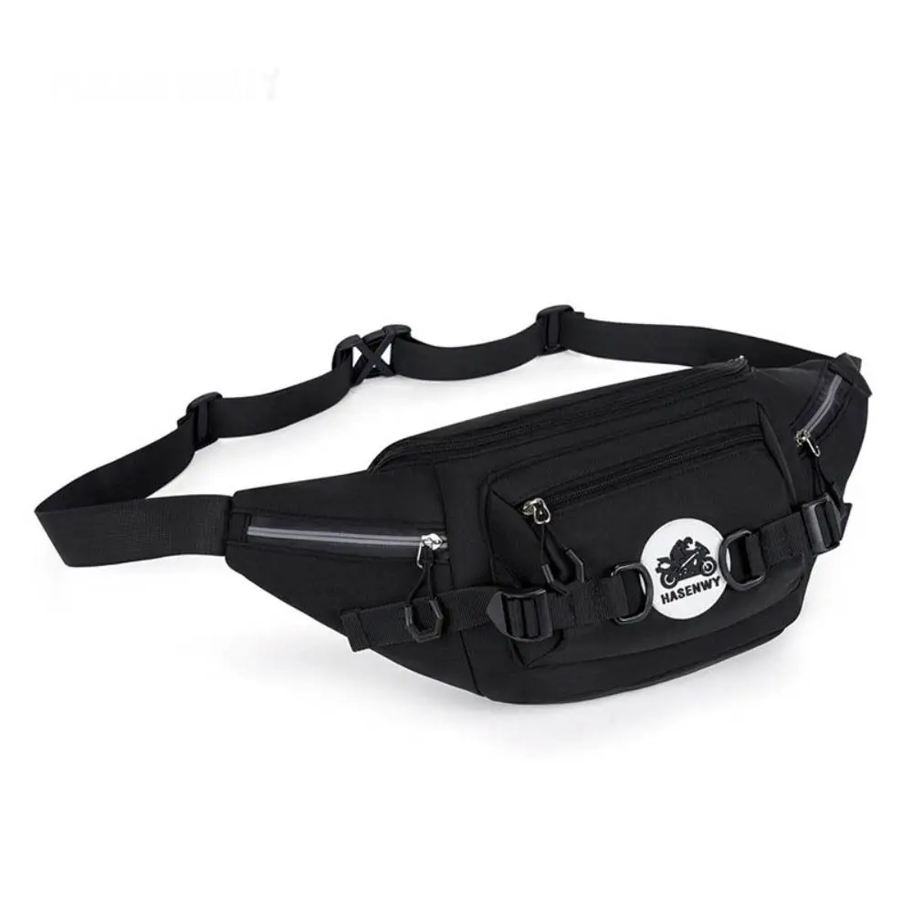 

Japanese style Shoulder Waist Bag With Rflective Strip Multi-pocket Women Chest Bag Waterproof Fanny Pack Sports Crossbody Bag