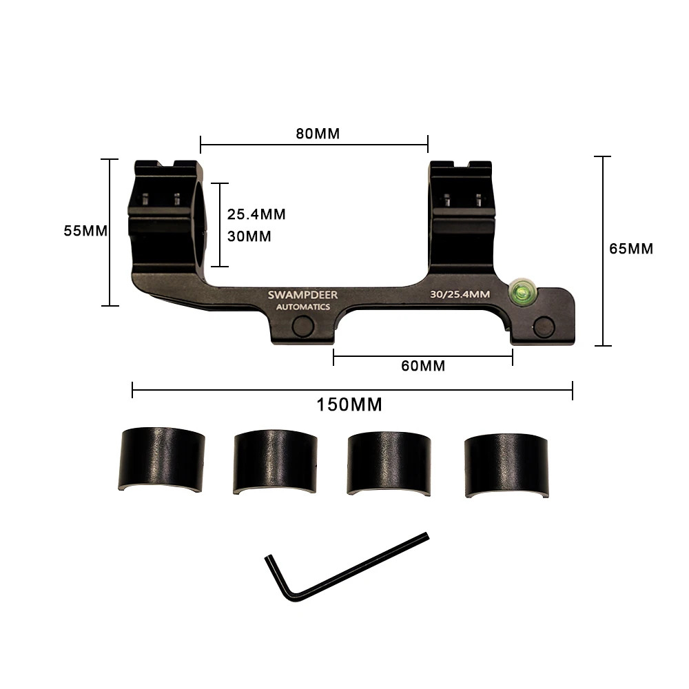 SWAMP DEER Mount Picatinny Rail Suitable  30/25.4MM For Rifle Scope Tactical Shooting Hunting Accessories