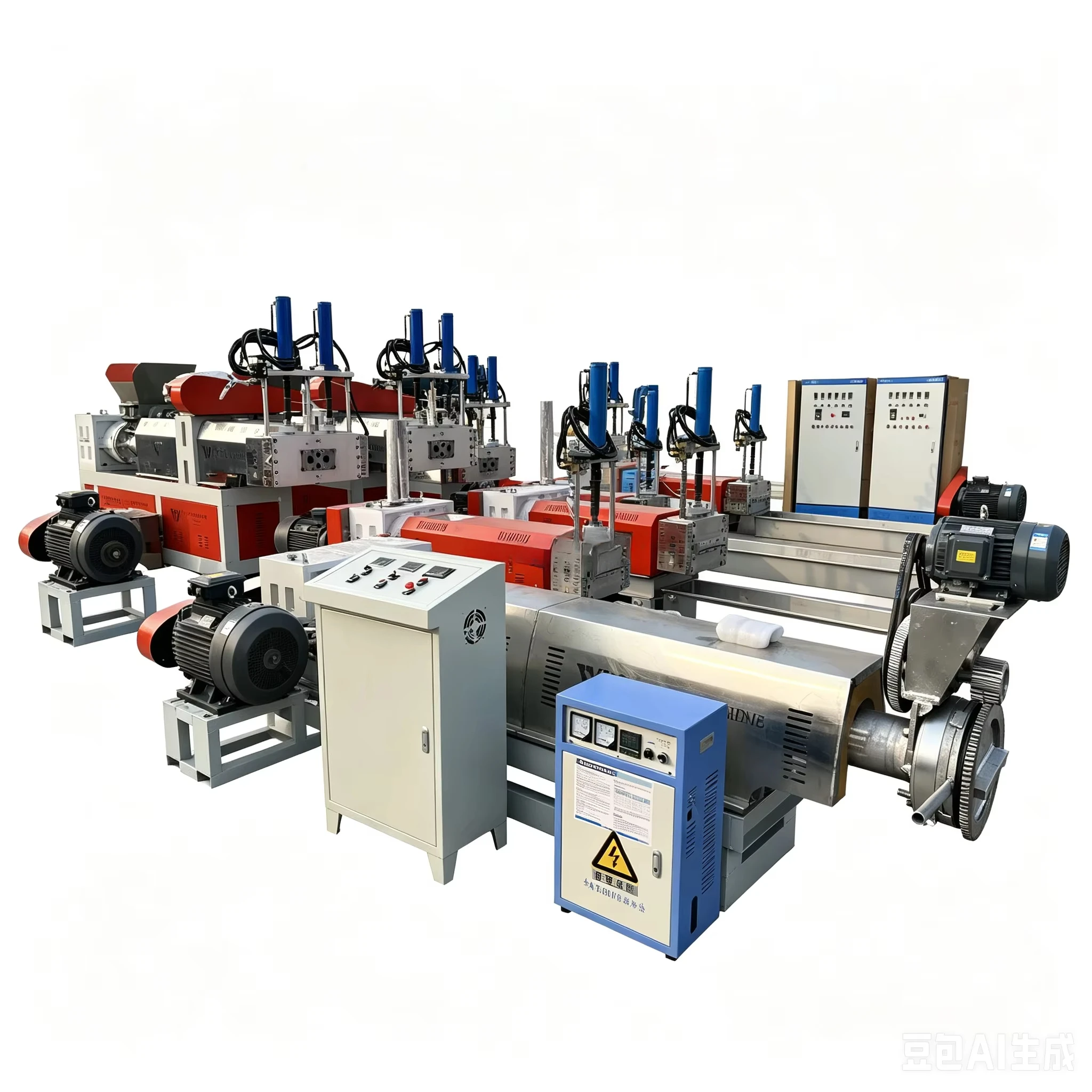 Automatic Plastic Recycling Machine for Granule Production From Waste Materials