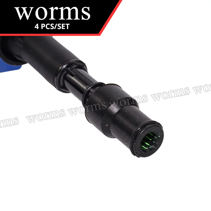 Worms Racing Ignition Coil High Performance 4PCS Set For Hyundai Sonata Elantra Kona Kia 27300-2E601