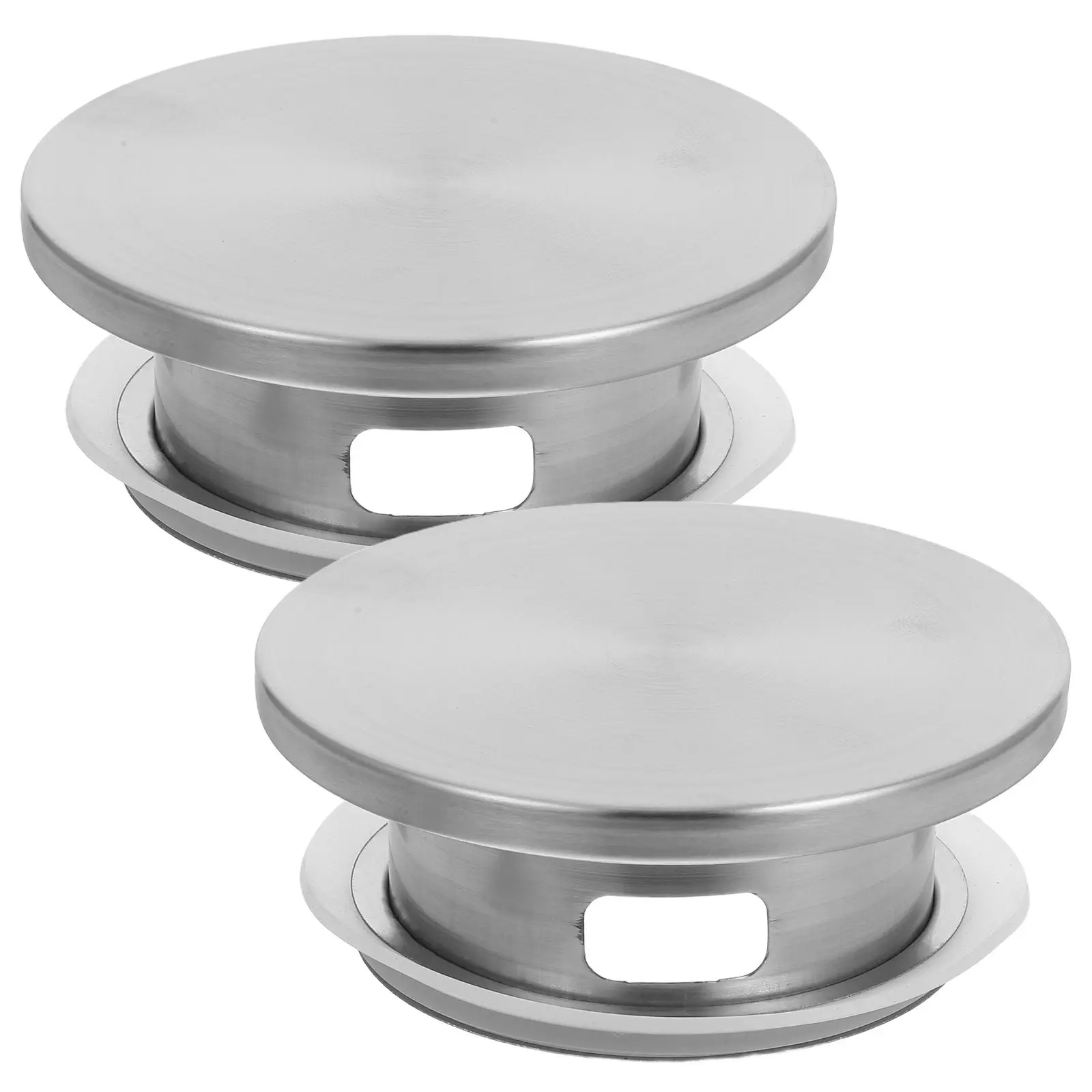 2 piezas de tapas de jarra de acero inoxidable con filtro para jarra de agua fría, diseño de doble boquilla, sin rebabas, borde liso, colador sin residuos de té