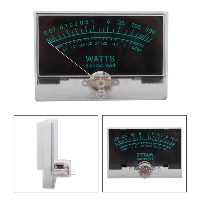 Pointers VU Meter Practical Digital Power-Meter Audios Amplifier Board DB-Sound Level Indicator with Backlights Drop Shipping