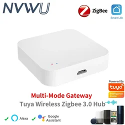 Tuya Zigbee Hub Smart Gateway wi-fi Bluetooth Mesh Muti-Mode Wireless Bridge per Smart Home var Smart Life APP telecomando