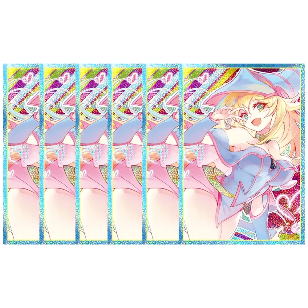 50PCS 63x90mm Anime art Card Sleeves Cartoon Card Protector for YGO Game Cards Sleeves Foil Board Games Card Cover