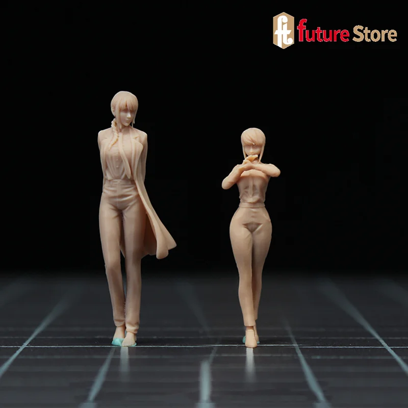 

1/64 1/43 Anime Beauties Girl Hunter Miniature Figure Doll Model DIY Photography Scene Props Display Collection Decoration