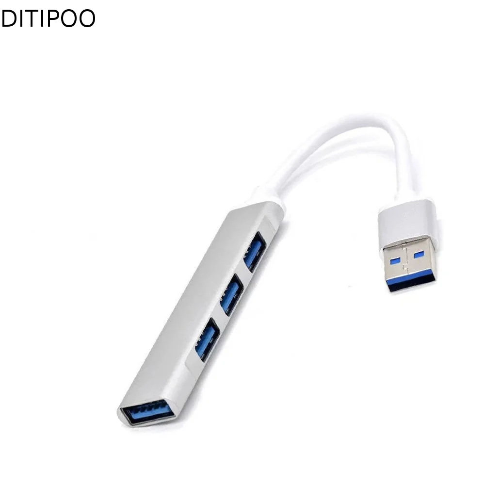 4 Port USB 3.0 Hub Multiport OTG Type C Splitter High Speed Stable USB&Type-c Adapter for PC Computer Accessories Phone