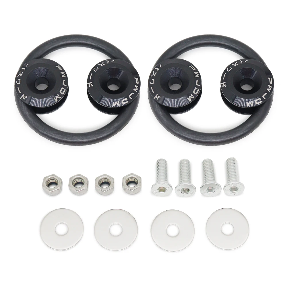 Universal JDM Style Quick Release Fasteners Kit For Car Front Bumper Rear Bumper Hatch Cover Surround Fixing Buckle hatch lids