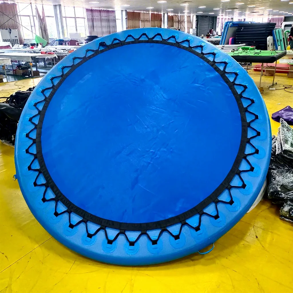 

Round Inflatable Raft Floating Bar Solo Pad Dock Mesh Sunchill Float Water Hammock for Swimming Pool Float Air Mattresses