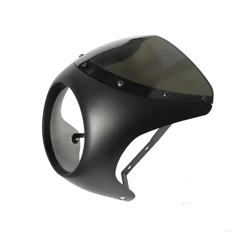 D5BE Motorcycle Headlight Windshield Fairing Wind Deflector Replacement Universal Windshield Fairing Motorbike Accessories