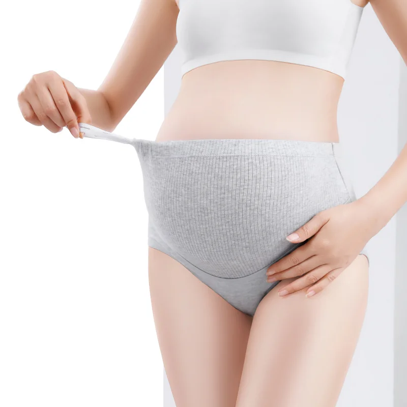 3PCS/set High Waist Intimate Clothes for Women Adjustable Waistband Pregnant Panties Cotton Maternal Panties Women's Underwear