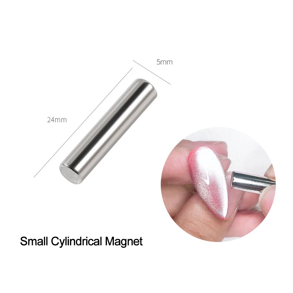 Nail Thickening Cat Eye Gel Magnet Silvery Rectangle Magnetic Pen Use For UV Gel Nails Polish Strong Magnet DIY Nail Art Tools