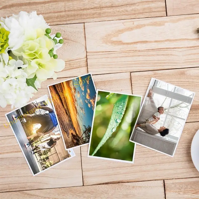 

J60A 100 листов High Gloss Glossy Photo Photo-Resistant Quick Dry Dry