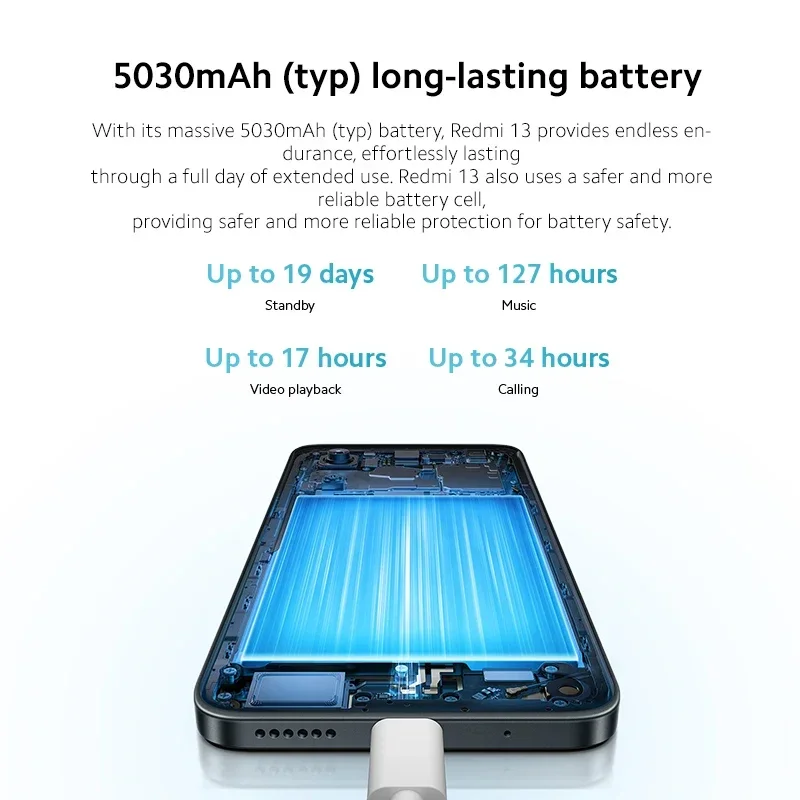 Xiaomi-Smartphone Redmi 13 versión Global, cámara superclara de 108MP, Helio G91 MediaTek, Ultra 33W, carga rápida, batería de 5030mAh