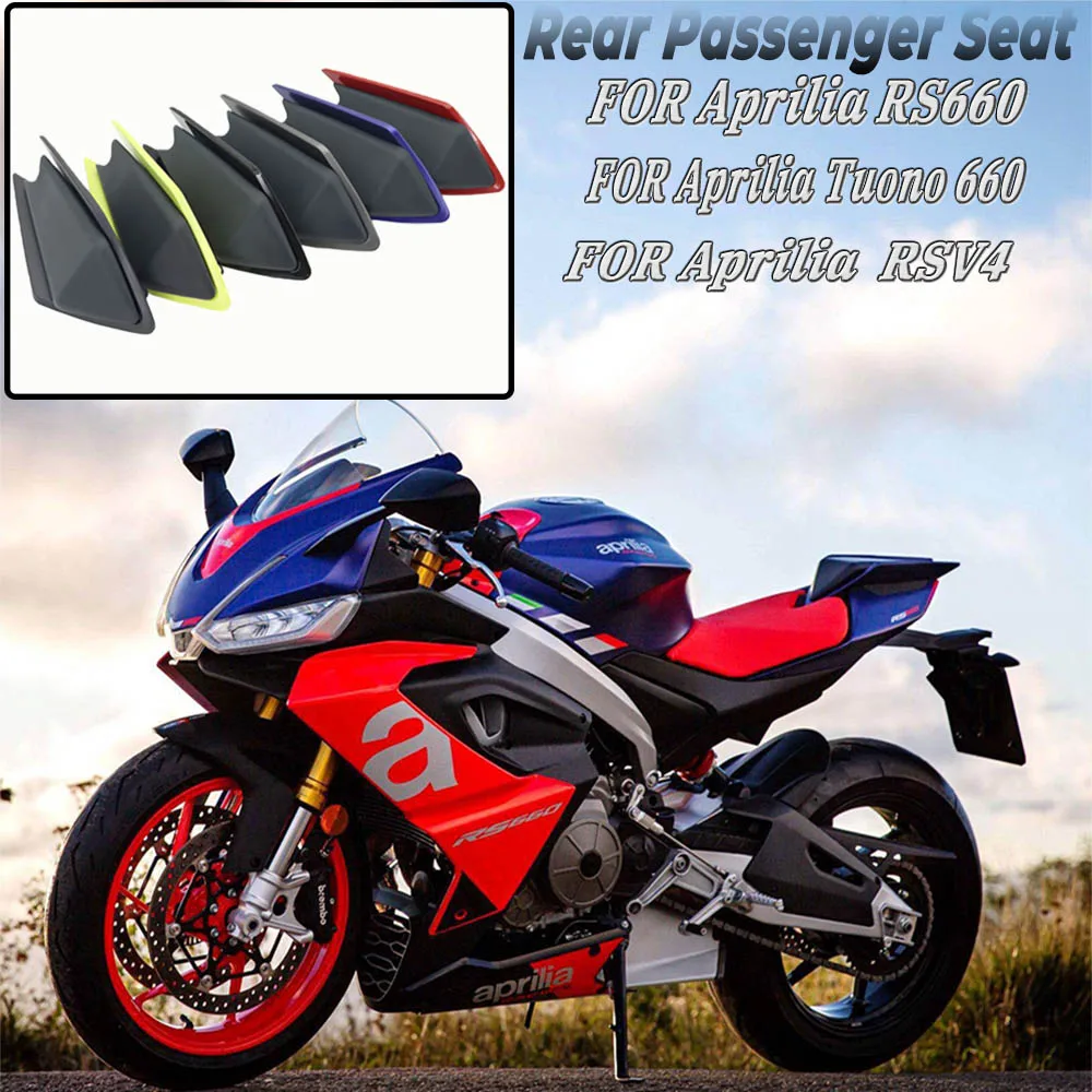 

FOR Aprilia RS660 RS 660 Tuono 660 2020- RSV4 2021- Motorcycle Rear Passenger Pillion Seat Cover Fairing Seat Cowl Hump Spoiler