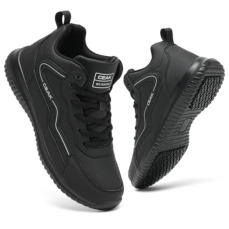 

Hotel Chef shoes four seasons non-slip waterproof oil-proof kitchen work shoes light breathable outdoor men's walking sneakers