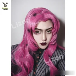 JoJo's Bizarre Adventure Anime Diavolo Cosplay Wig Head Costume for Halloween Party Unisex