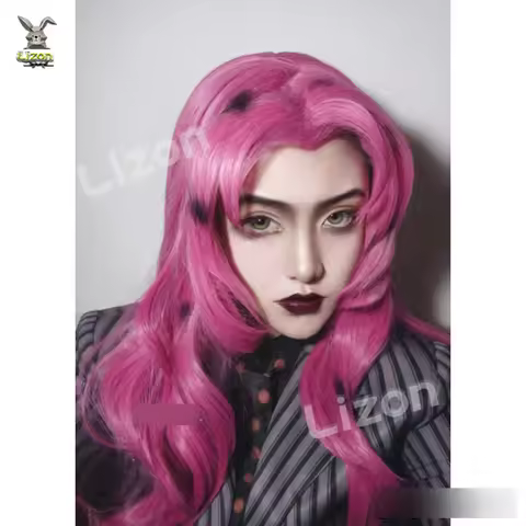 JoJo's Bizarre Adventure Anime Diavolo Cosplay Wig Head Costume for Halloween Party Unisex