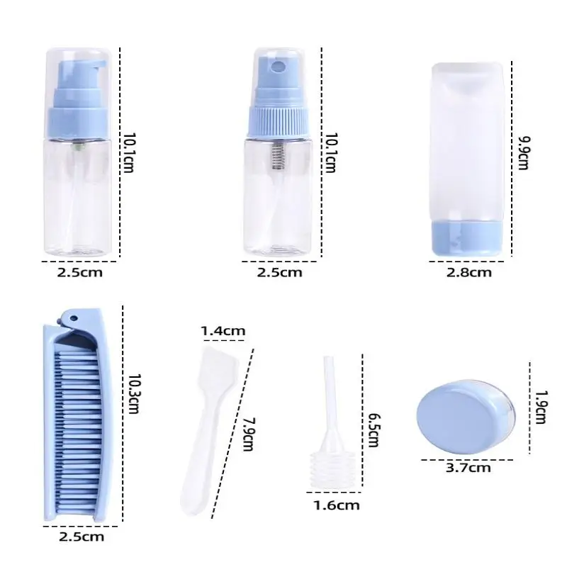 【hm】conjunto-de-10-frascos-vazios-para-cuidados-com-a-pele-leves-para-atividades-ao-ar-livre-viagens-e-academia