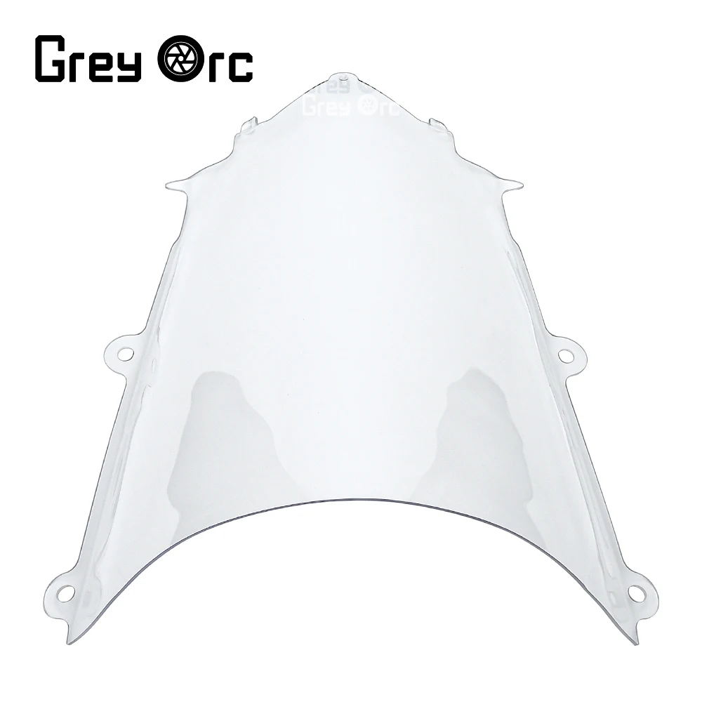 دراجة نارية مزدوجة فقاعة الزجاج الأمامي شاشة الرياح منحرف شاشة الزجاج الأمامي لياماها YZF-R6 YZF R6 600 2017-2024 2018 2019 #5