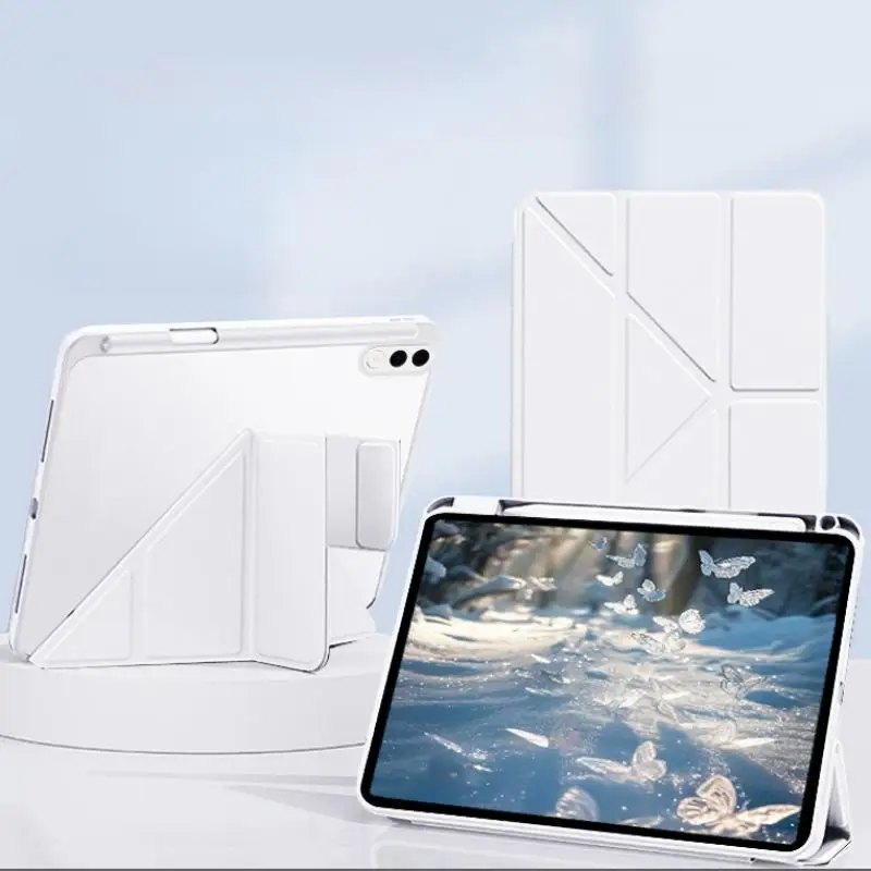 

Складной прозрачный жесткий чехол для Lenovo Xiaoxin Pad Pro GT 11,1 2025 TB710FU 11,1 дюйма с держателем для карандашей