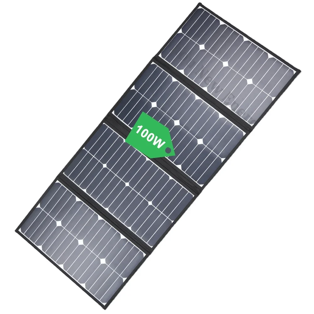 Solar Panel Making Plant Waterproof IP65 Solar Panel Sunpower 100watt Foldable for Tablet Mobile Phone