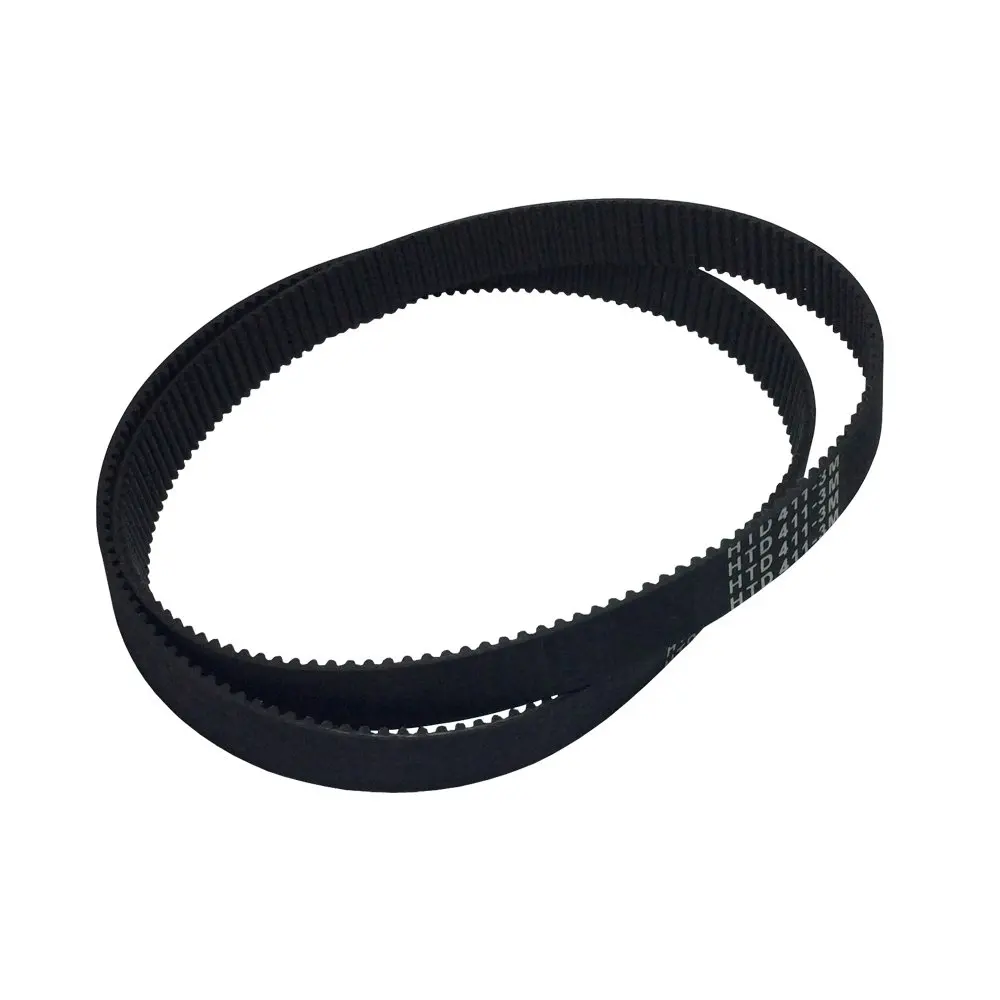 Pack of 2pcs HTD 3M Small Rubber Timing Belt 411mm Length 137 Teeth 10mm Width Closed-Loop Industrial Round Belts