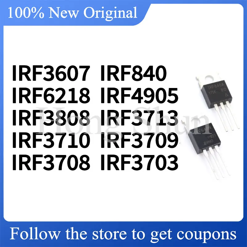 1-5 Phone Case IRF3703 IRF3708 IRF3709 IRF3710 IRF3713 IRF3808 IRF4905 IRF6218 IRF840 IRF3607 Phone Case