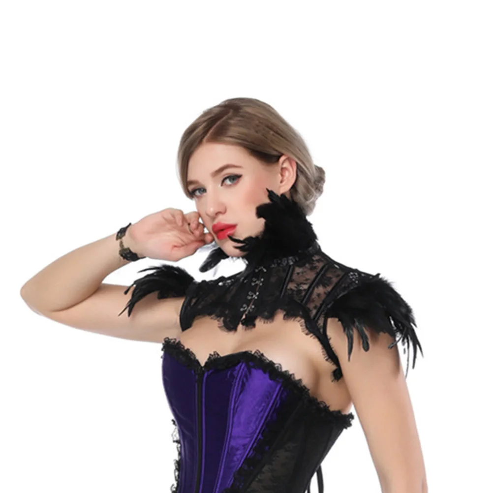 

Lace Shawl Cape Cloak Halloween Outfit for Woman Cosplay Costume Costumes