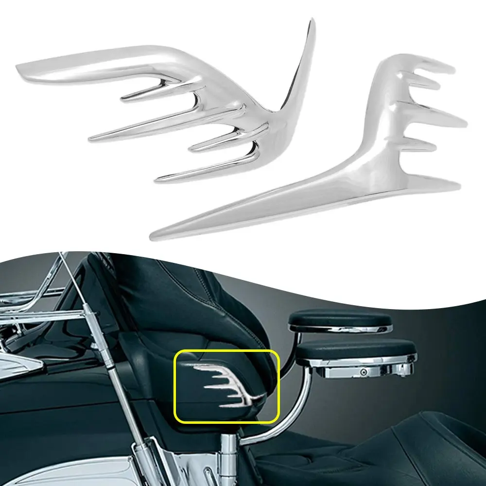 

2Pcs Motorcycle Passenger Speaker Trim Accents Fits For Honda Gold Wing Gl1800 2006–2017 Abs Plastic Chrome Speaker Outer Trim
