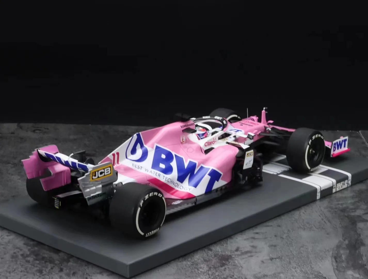 Minichamps 1:18 F1 RP20 Perez Sakhir Career First Victory Simulation Limited Edition Resin Metal Static Car Model Toy Gift