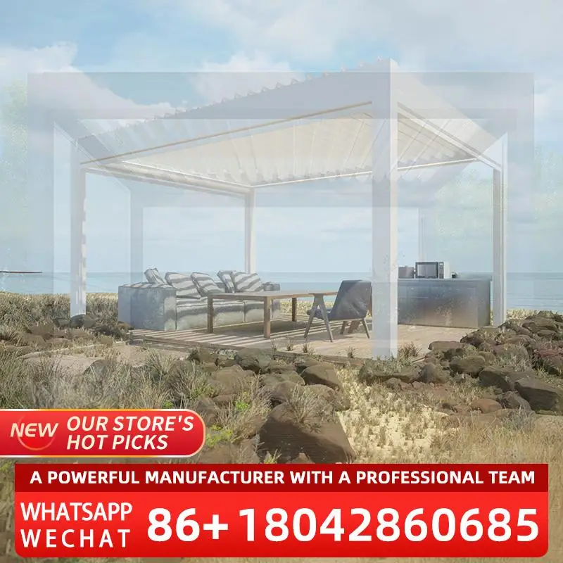 

Manual or Motorized Aluminum Canopy Covers for Garage Outdoor Patio pergola