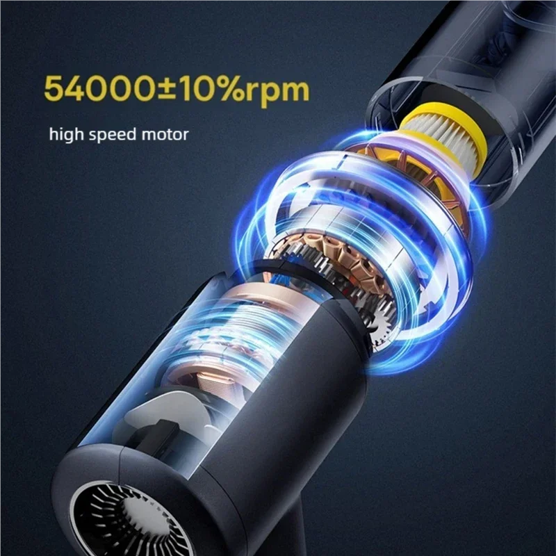Xiaomi Youpin Car Vacuum Cleaner Wireless Air Dust Blower Gun Powerful Portable Car Cleaning Appliance Cordless Vehicle Cleaner