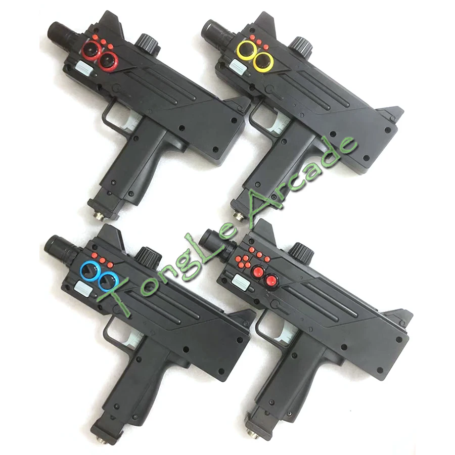 1PCs USB Arcade DIY Light Gun The House of Death 4 for PC Computer Shooting Game Gamepad Accessory with 4 LED Sensor on Monitor