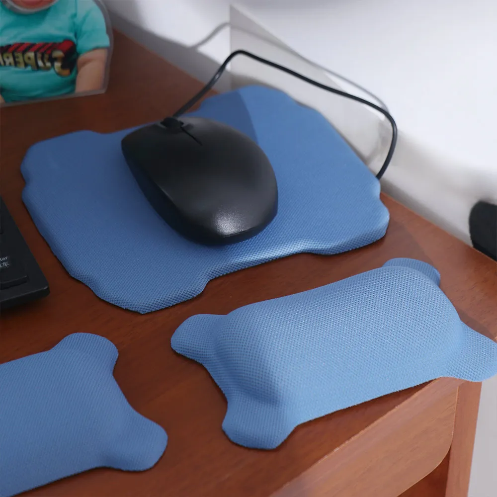 

1/2 шт., нескользящий коврик для поддержки запястья мыши с медленным отскоком и подставкой для запястья, браслет, коврик для мыши, поддерживающий эргономичный