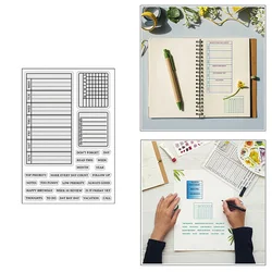 Calendar Metal Cutting Dies for DIY Scrapbook Album Paper Card Decoration Crafts Embossing 2021 New Dies