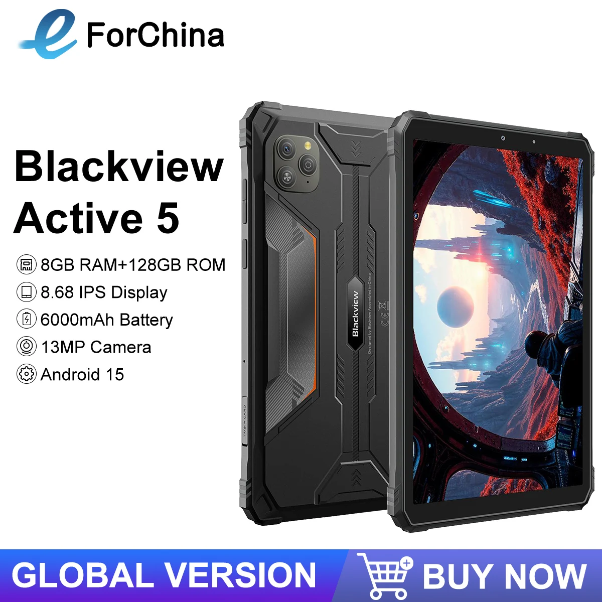 Blackview Active 5 Rugged Tablet PC 4G 8.68