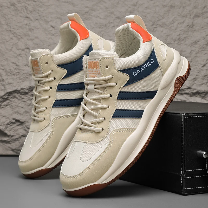 

Новые модные мужские кроссовки для бега, легкие и дышащие, повседневная обувь для мужчин, простая и стильная для активного отдыха.