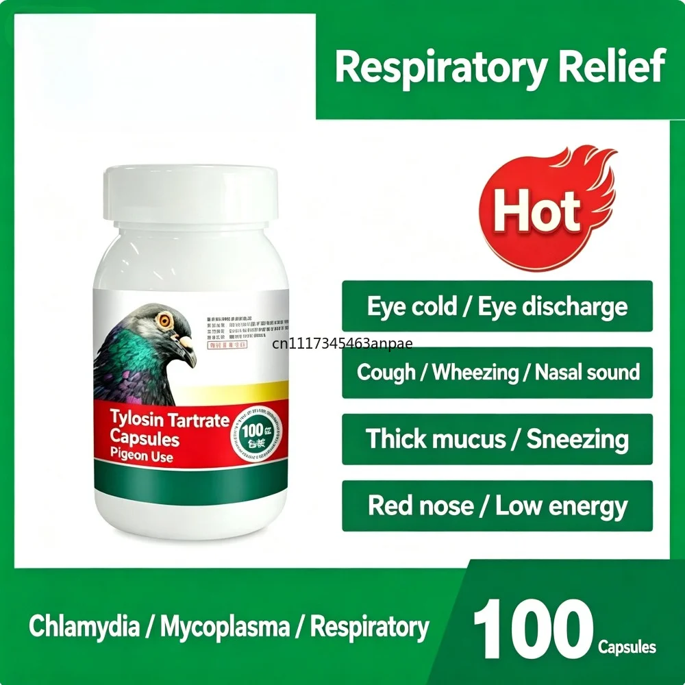 100 Tablets Pigeon Eye & Respiratory Care Daily Maintenance for Runny Eyes & Clear Breathing