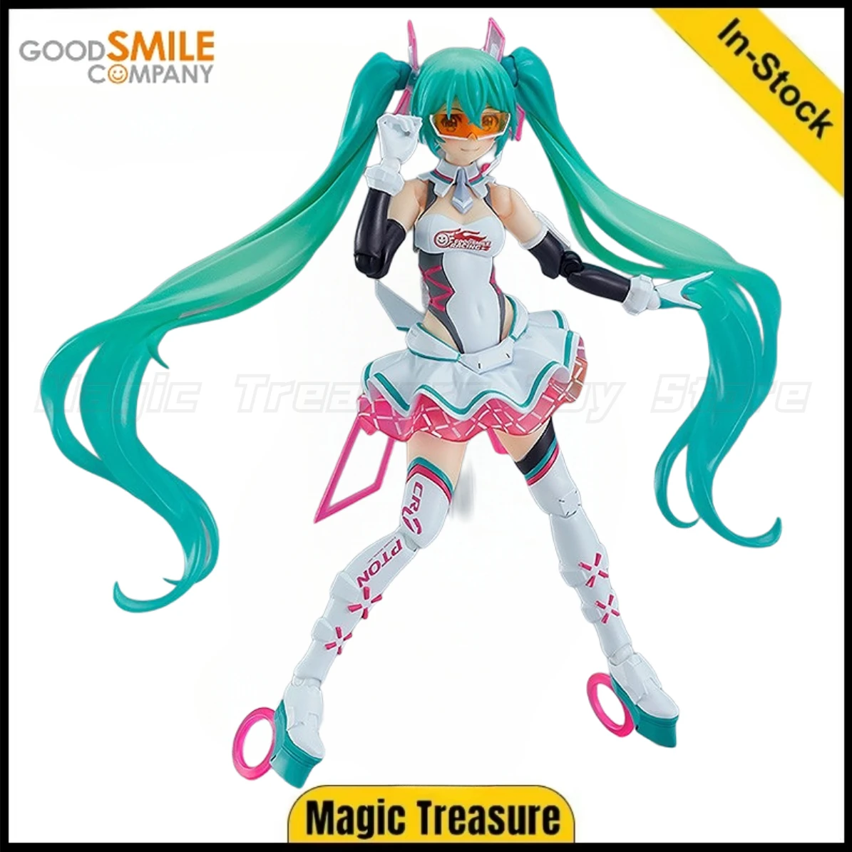 【Em estoque】Original GSC GT Plan Racing Future 2021 Figuras Animação Ornamentos Presentes Figma SP-138 Hatsune Miku