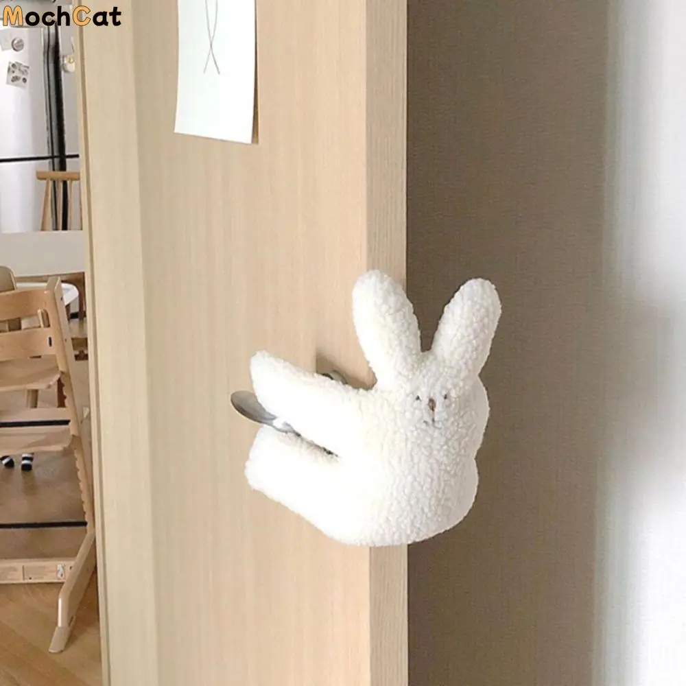 

Hand Multipurpose Door Padlock Rabbit Baby Safety Lock Plush Doll Door Stopper Child Protection Equipment Cabinet Door Clip