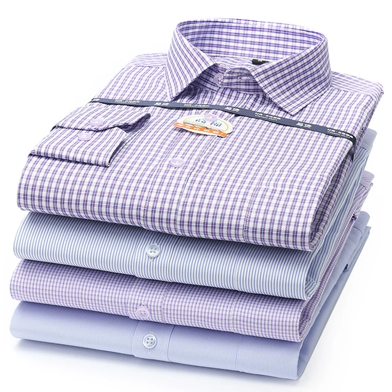 

Модные мужские классические классические классические рубашки стандартного кроя с длинным рукавом для деловых поездок, простой базовый дизайн, белая рабочая офисная рубашка
