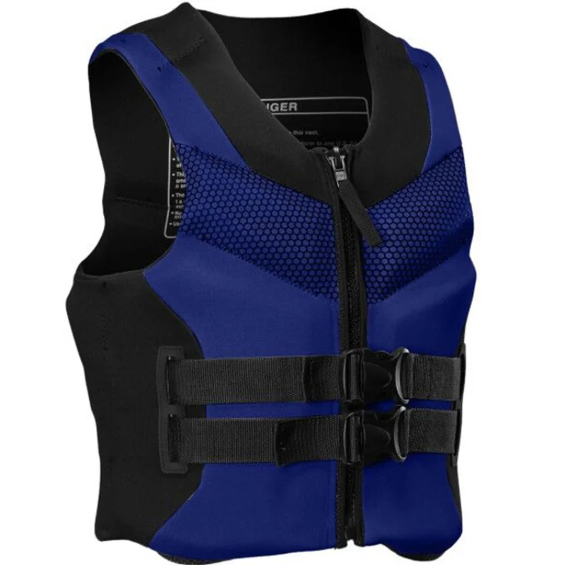Life Jacket Neoprene Buoyancy Swimming Drifiting Boating Kayaking Vest for Adult Men Women Water Sports Kayak Life Vest