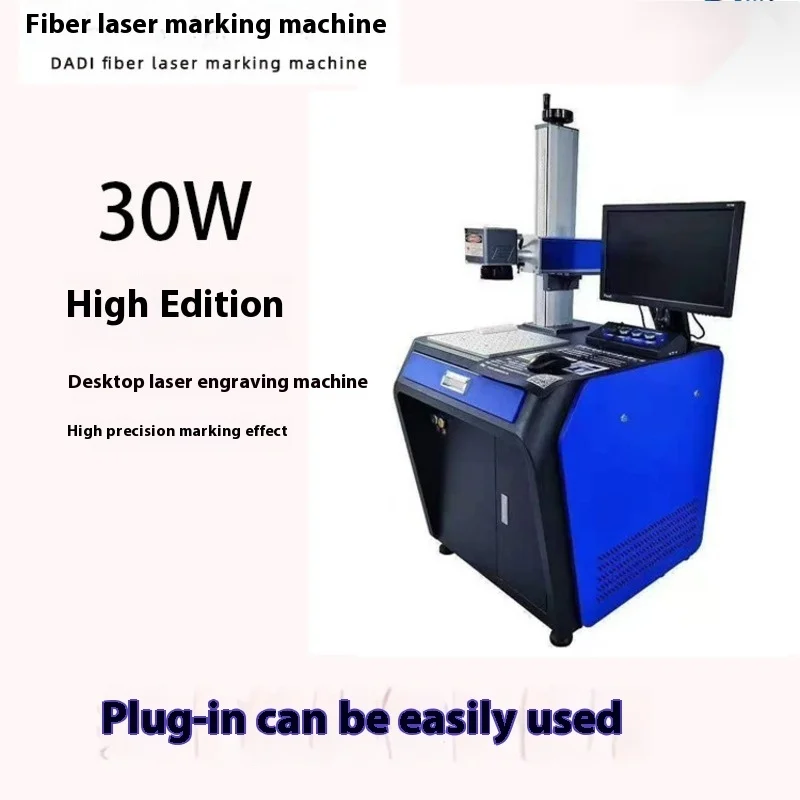 

Fiber Metal 20W 30W 50W Desktop Chuangxin Semi-automatic Laser Marking Machine UV Glass Laser Engraving Machine
