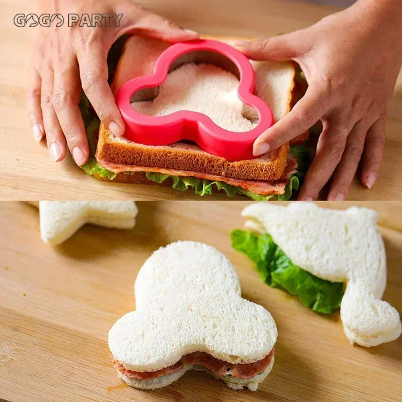 Cartoon Cute Bread Sandwich Cutter Kids Breakfast Lunch Vegetable Cutting Mold Dinosaur Butterfly Shape Cookie Baking