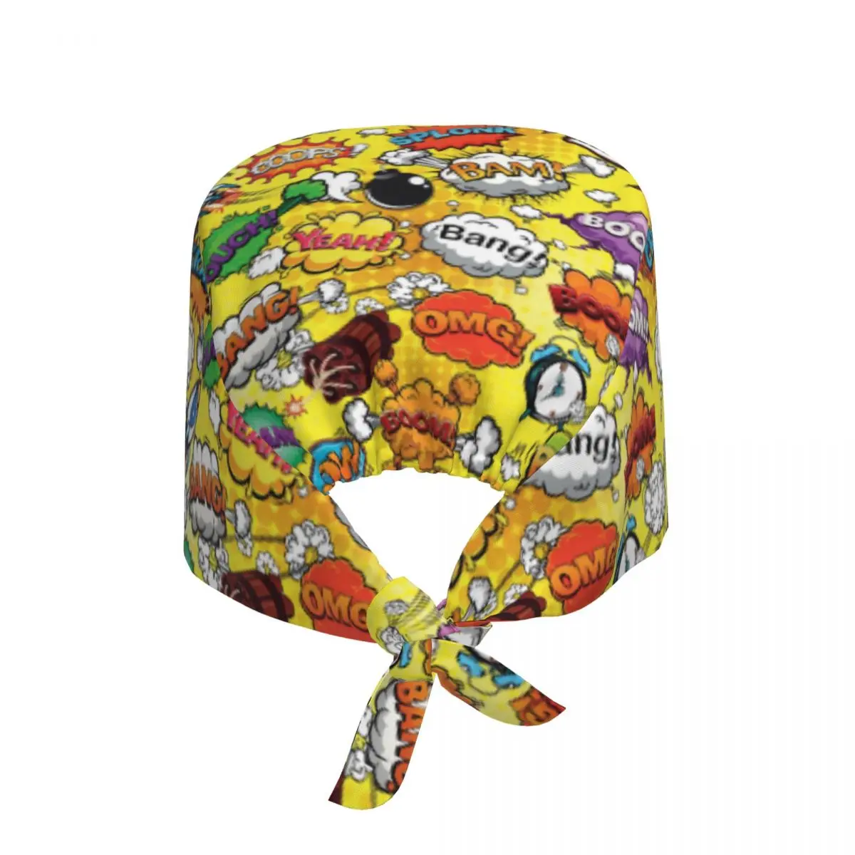 الملونة الكلام فقاعات الفن التمريض قبعة العمل الجراحية فرك قبعات للجنسين التمريض الشعر القبعات العمل الدعك قبعة لصيدلية المستشفى