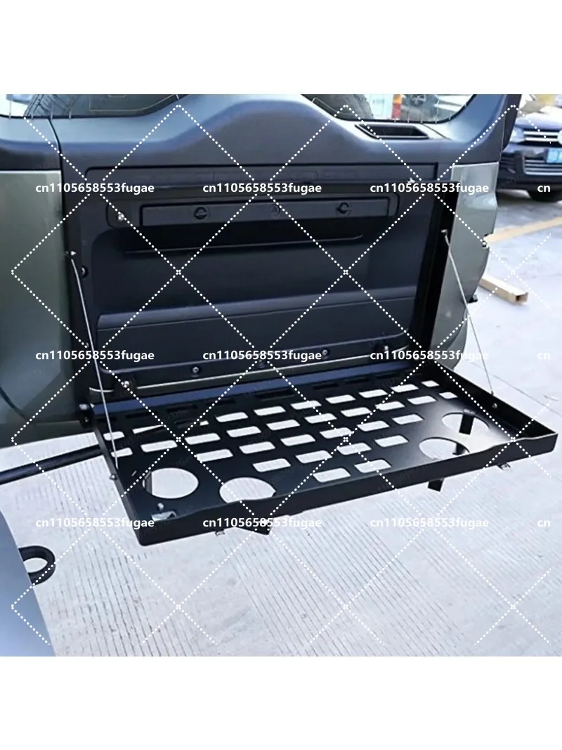 Aluminum Alloy Tailgate Table, Foldable Rear Door Shelf for Off-Road Storage