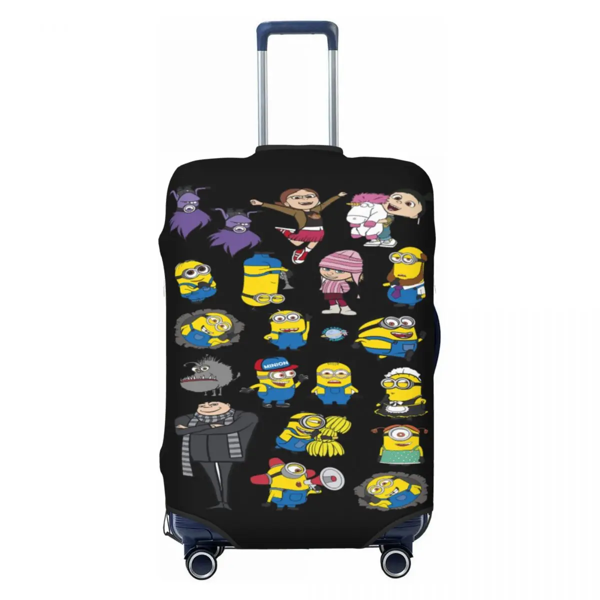 

Custom Anime M-Minions Cartoon Luggage Cover Elastic Travel Suitcase Protective Covers Suit For 18-32 inch